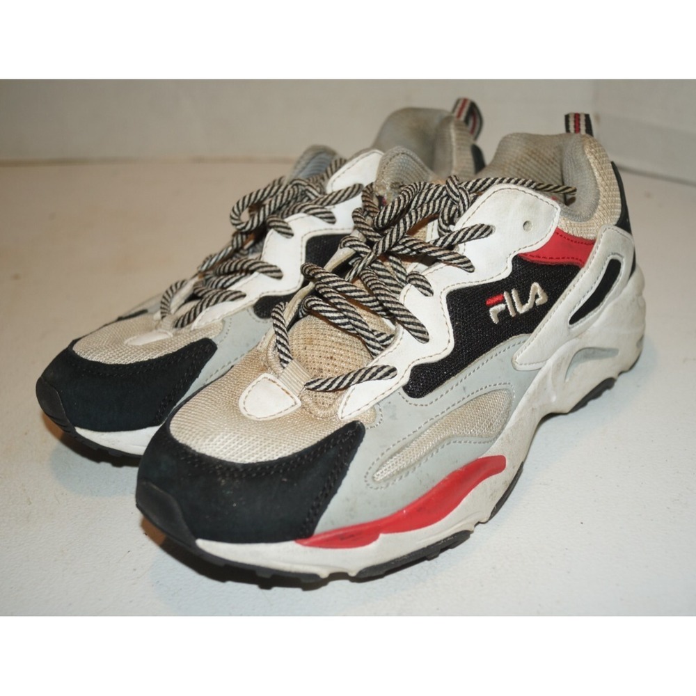 Fila Women's Ray Tracer White Running Sneakers Size 7.5